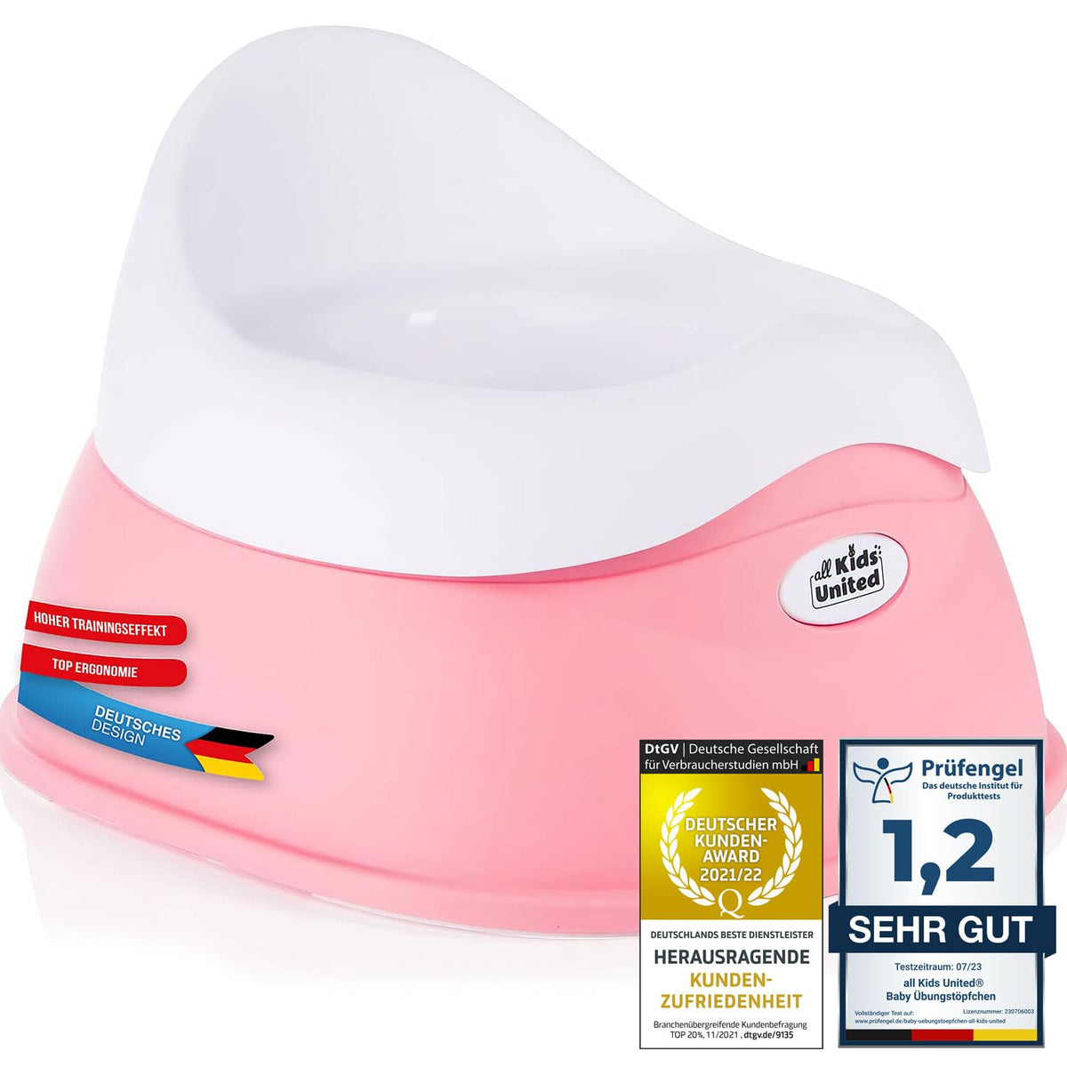all Kids United Baby-Übungstöpfchen - Ergonomischer Toiletten-Trainer