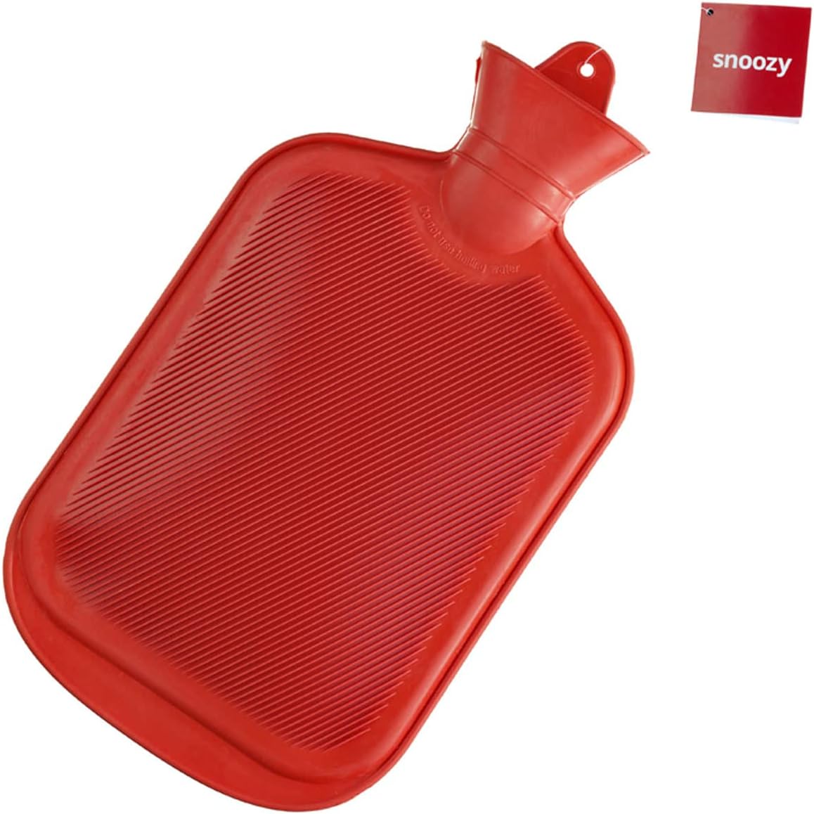 Snoozy 2L Wärmflasche mit Schweizer Kreuz Bezug - Kuschelig & Warm