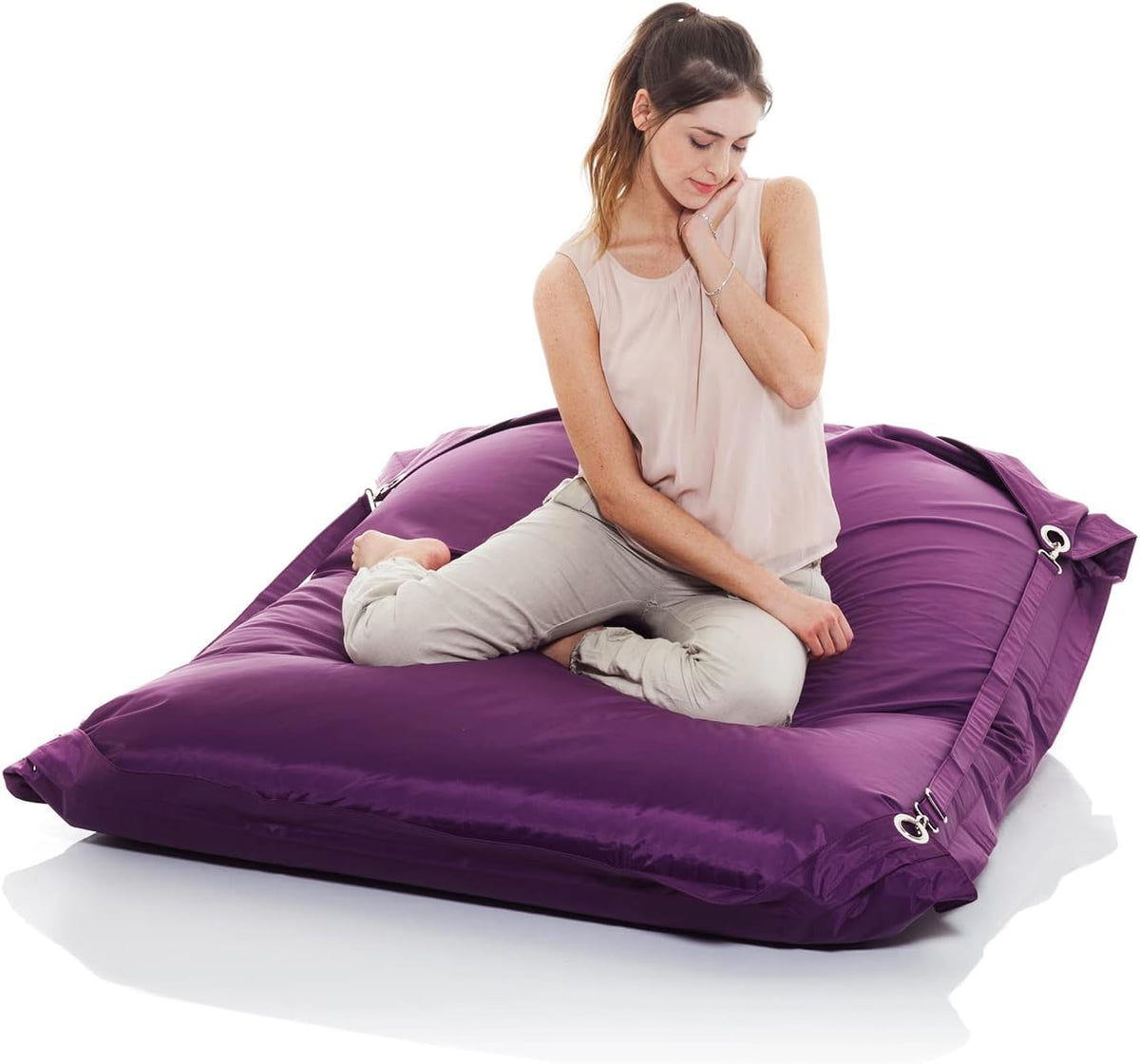 SMOOTHY XXL Sitzsack 450L - Bequemes Outdoor-Sitzkissen Amethyst