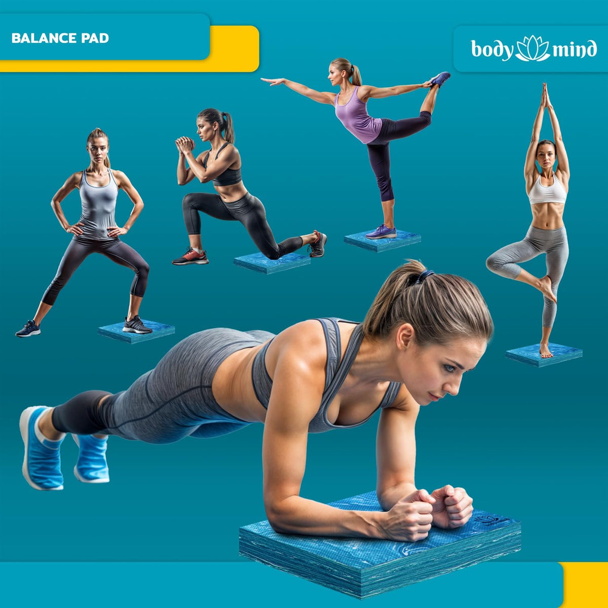 Balance-Pad – Rutschfestes Balancekissen für Stabilität & Training