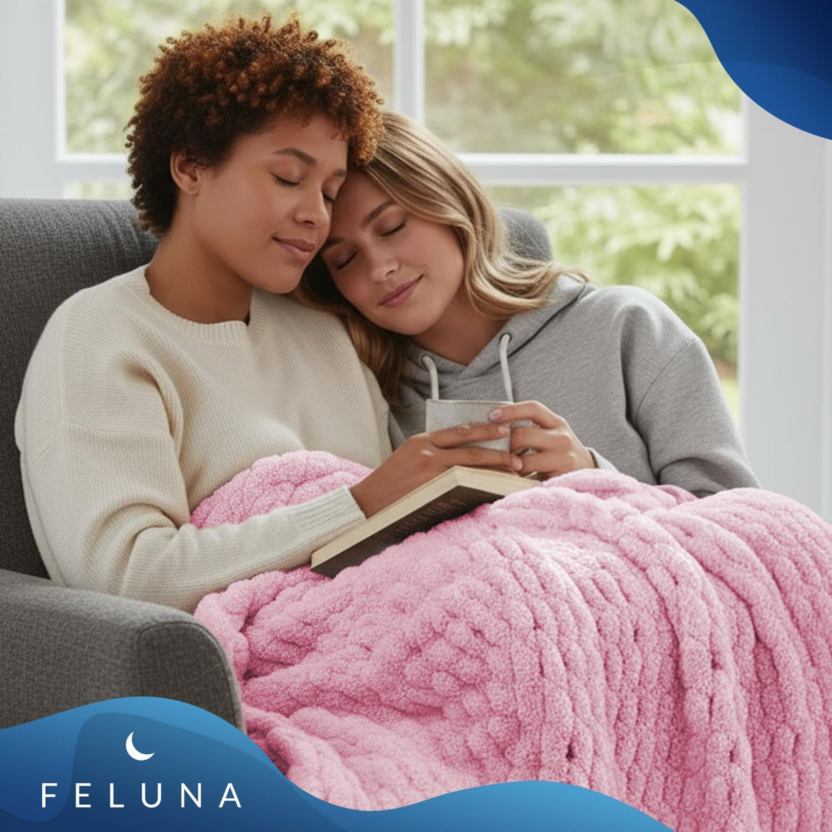 Feluna Grobstrickdecke Dunkelgrau #Farbe_Dunkelgrau