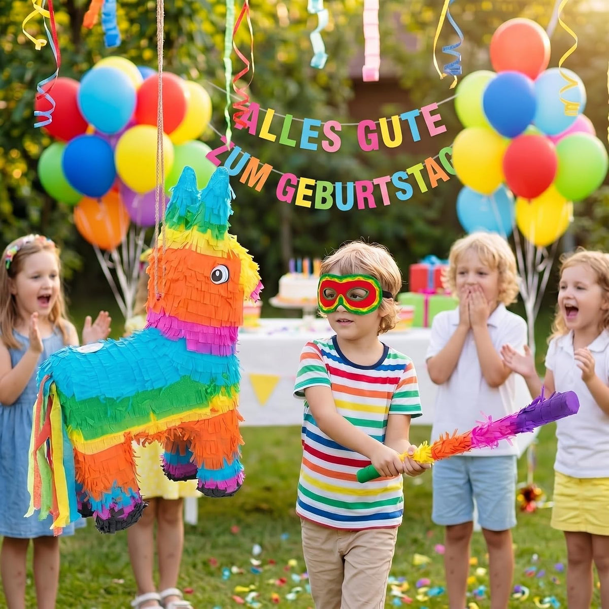 Esel Pinata zum Befüllen – Party-Spaß & Geburtstags-Deko