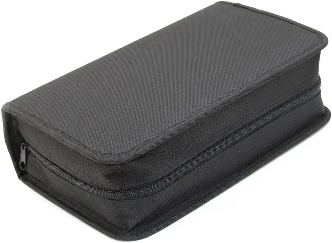 CD-Tasche für 120 CDs/DVDs - Robuster Organizer mit Reißverschluss
