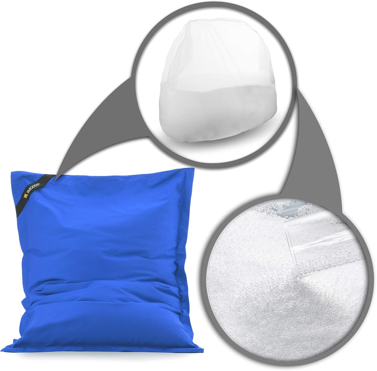 EPS Perlen 50 Liter – Premium Sitzsack Füllung Styropor-Kügelchen