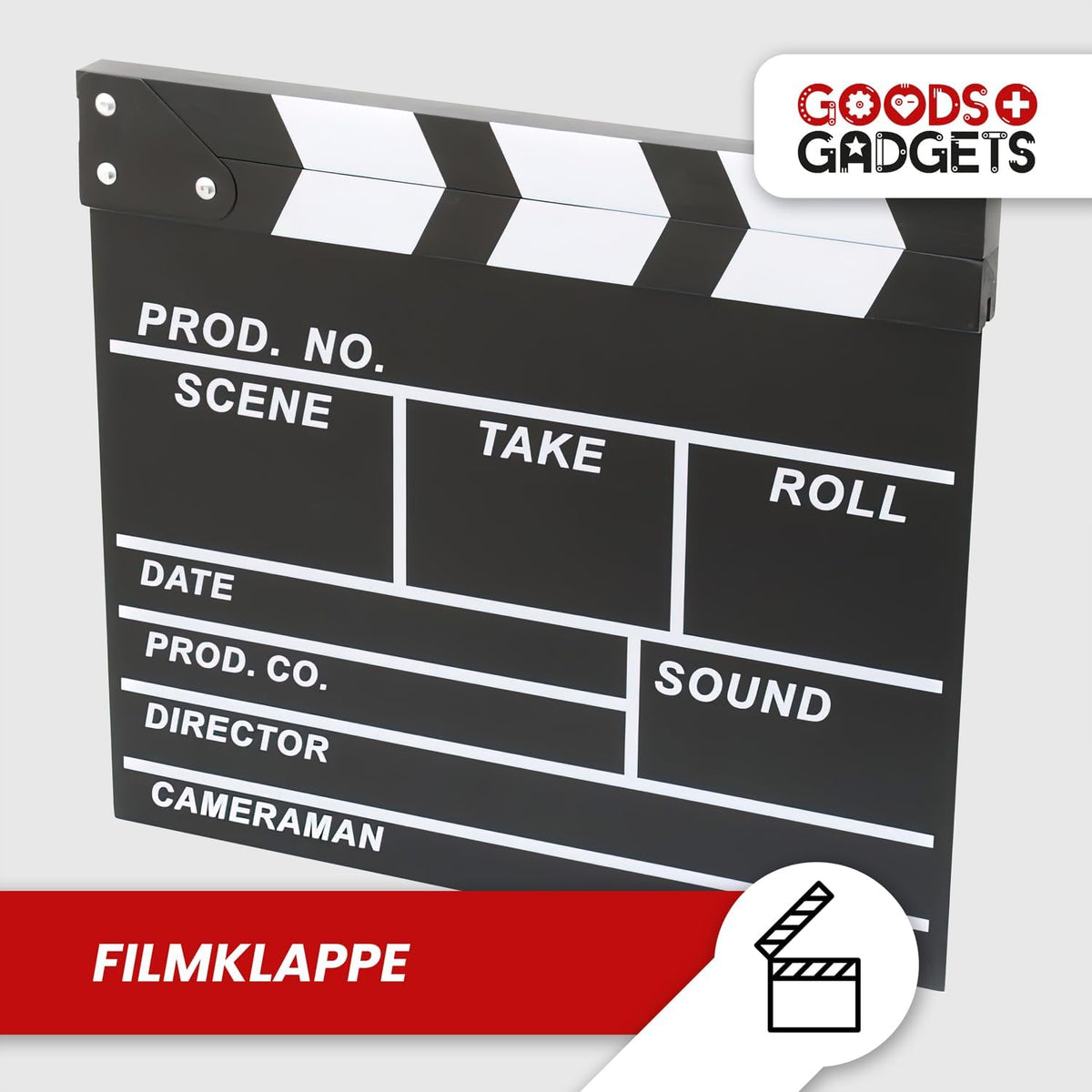 Filmklappe – sauberes Produktbild