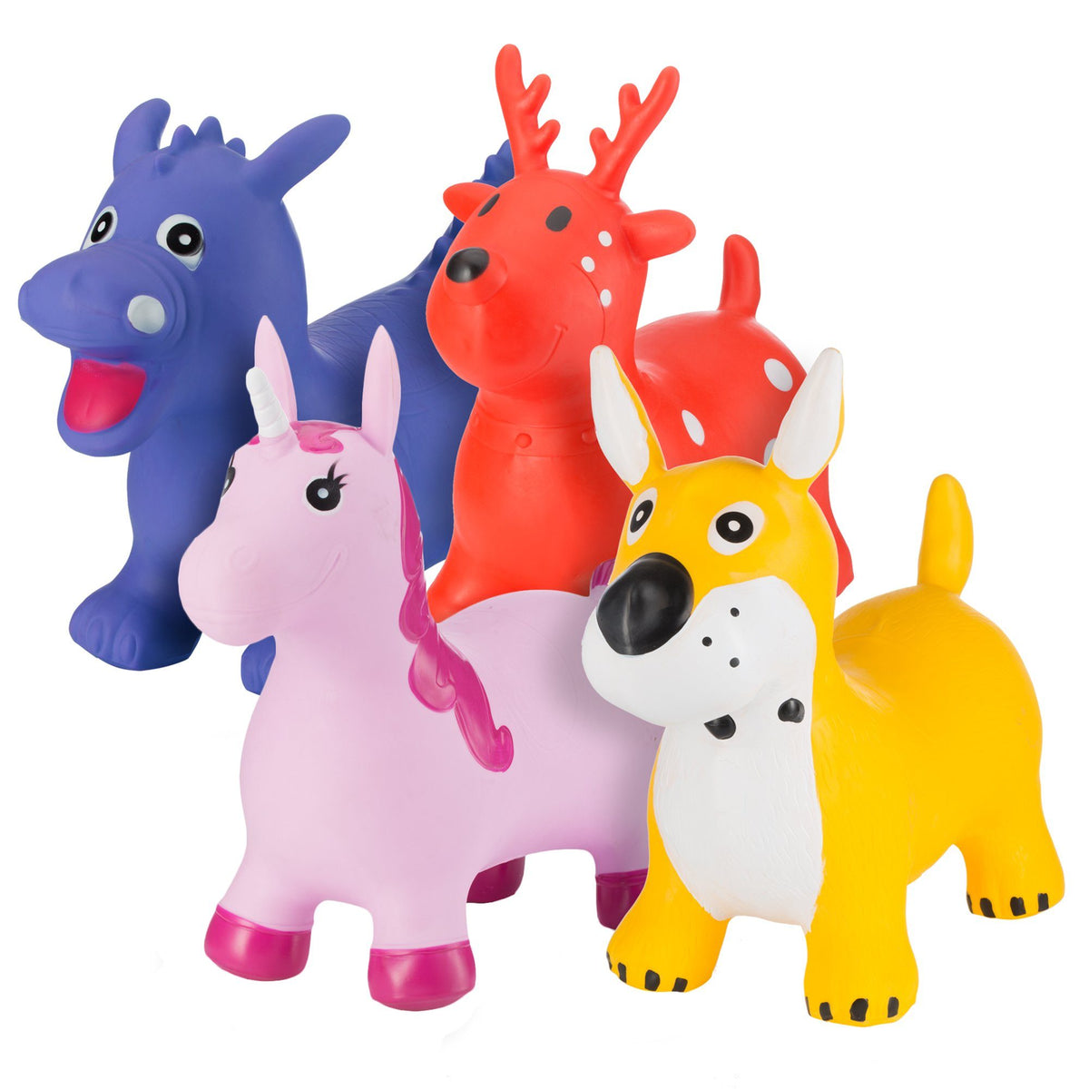 Hüpftier Rentier für Kinder - Robustes Springtier mit Pumpe – Default Title – SKU 22059903 – PT05