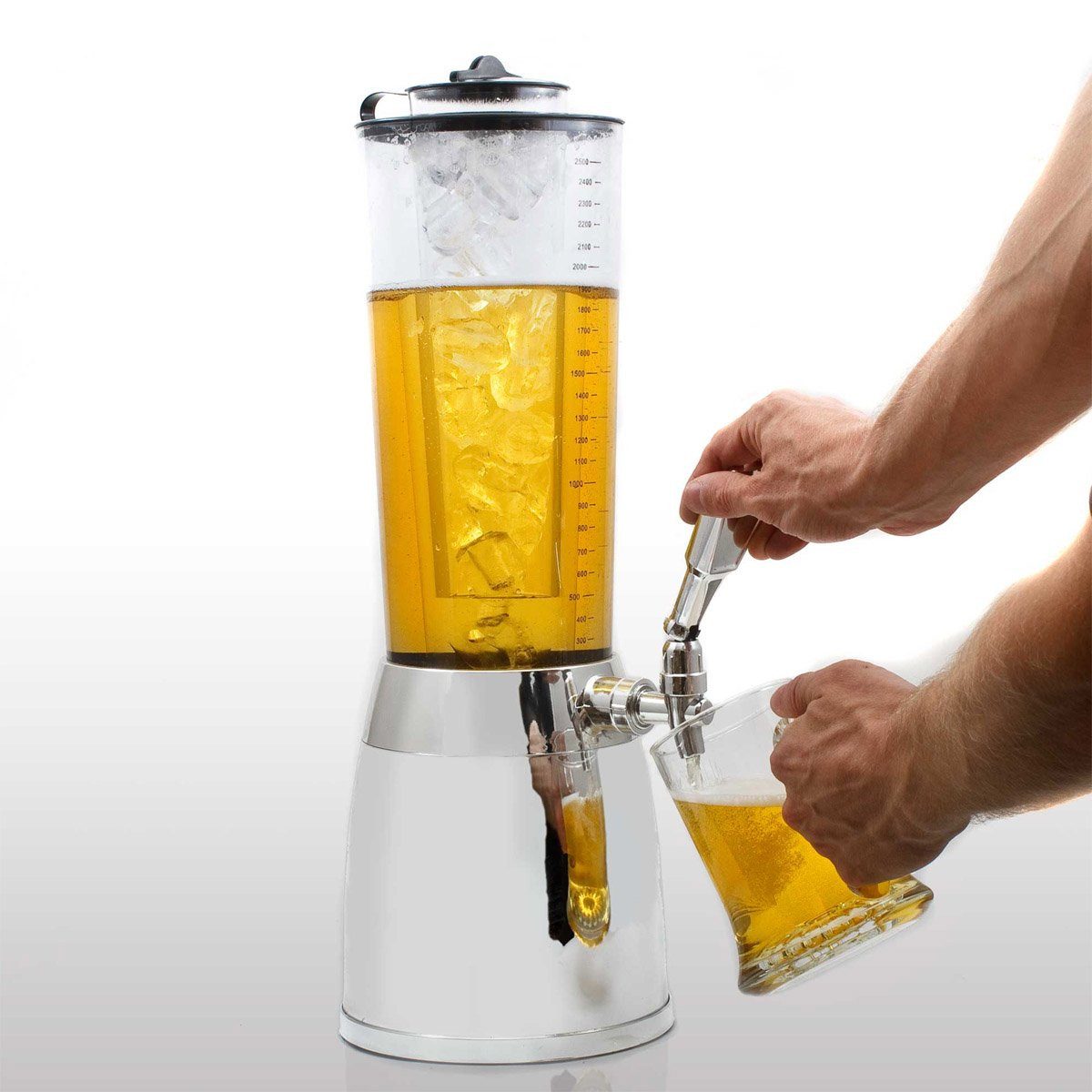 Biertower 4L Trinksäule mit Kühlung – Party-Zapfsäule für Bier & Drinks – Set – SKU 8178165 – PT02 #Variante_Set